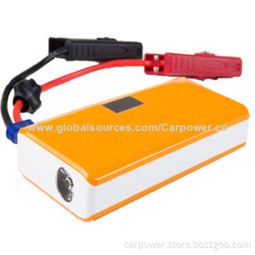 Car jump starter with 1,200mAh to start 12V cars, new LCD display, fits for mobiles, digital devices